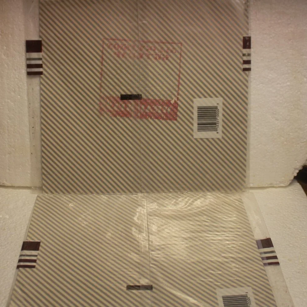Vintage Two All-Occasion Gift Wrap 2 Sheets Each 20x30 Inches Silver and White